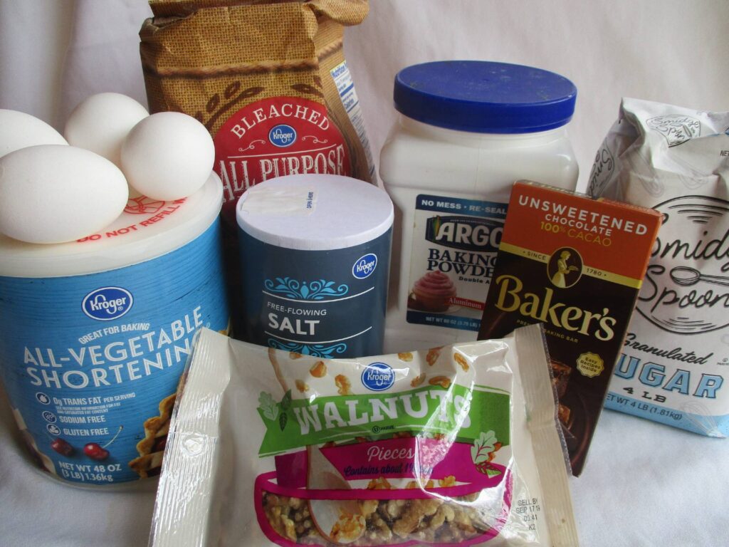 Ingredients for Sour Cream Pound Cake