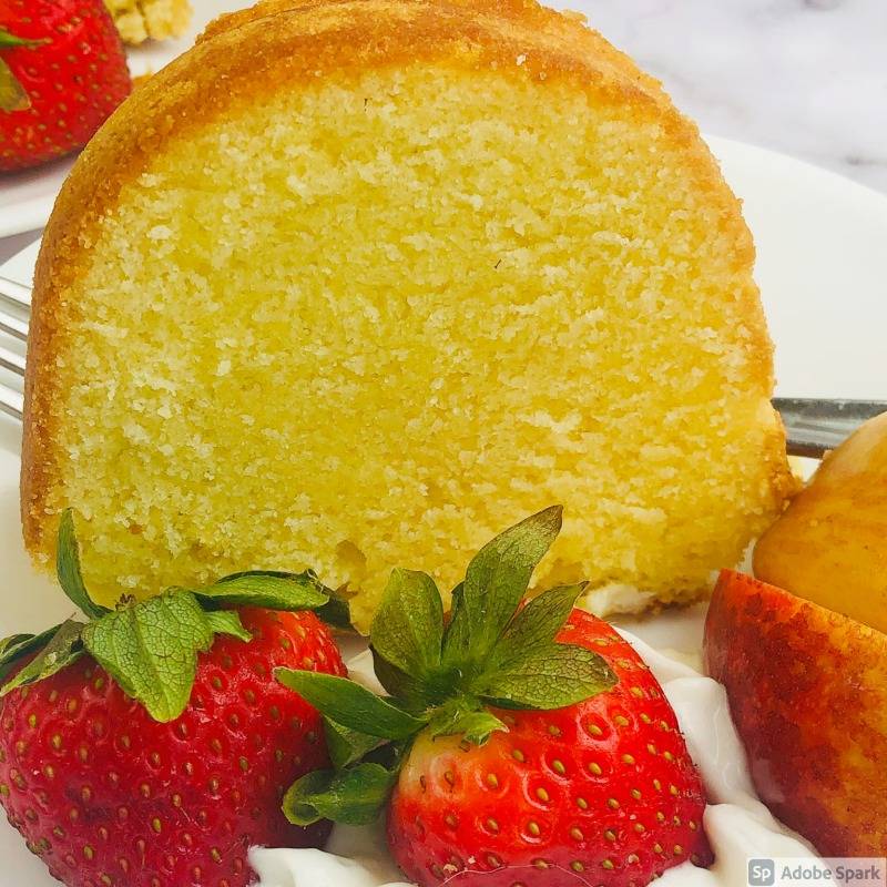Simple Old School Butter Pound Cake