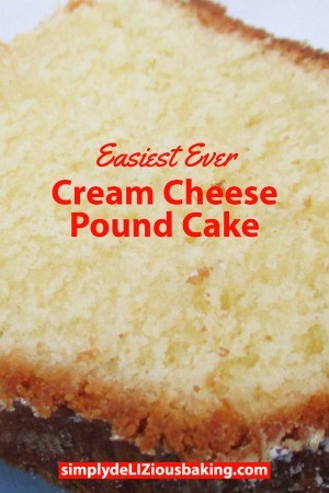 Easy Cream Cheese Pound Cake