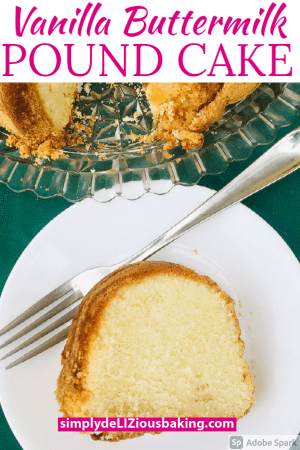 Old Fashioned Pound Cake With Buttermilk
