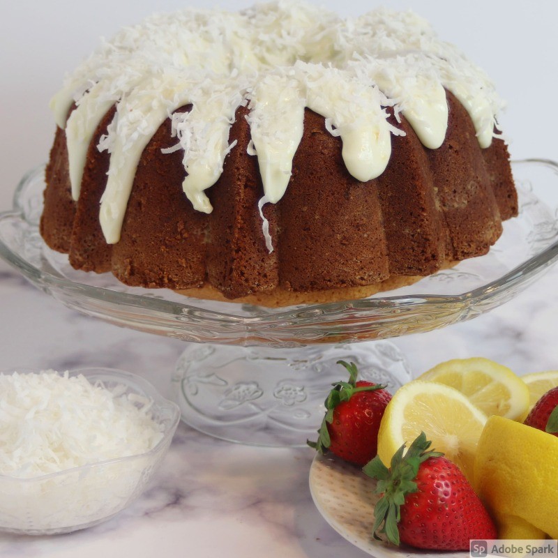 Easy Lemon Coconut Pound Cake