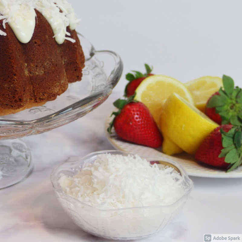 The Best Lemon Coconut Easter Cake
