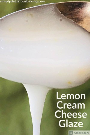 Zesty Lemon Cream Cheese Glaze