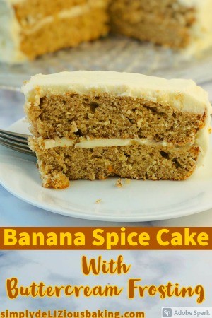 Banana Spice Cake With Buttercream