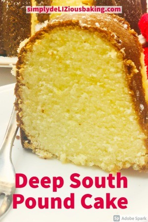 Old Fashioned Southern Lemon Pound Cake