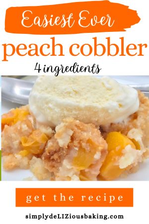 Peach Cobbler Recipe Easy With Just 4 Ingredients