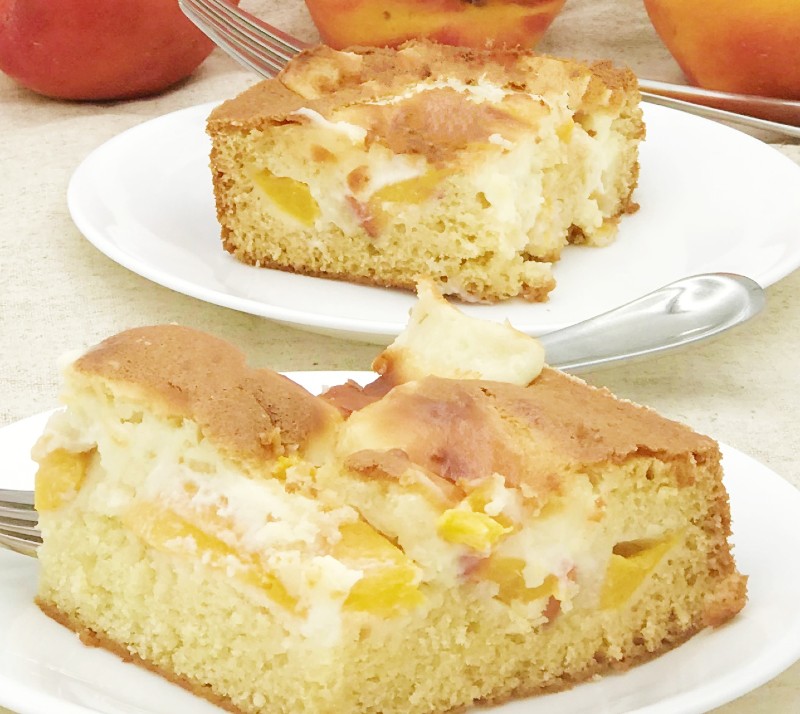 Easy Peaches Cream Cake