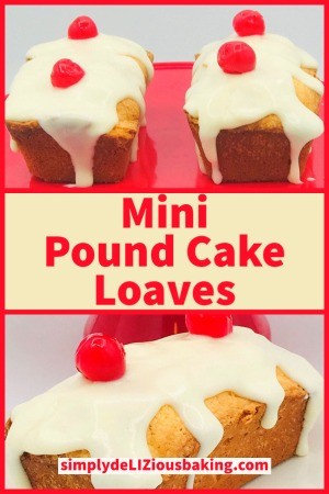 Mini Cream Cheese Pound Cake Loaf