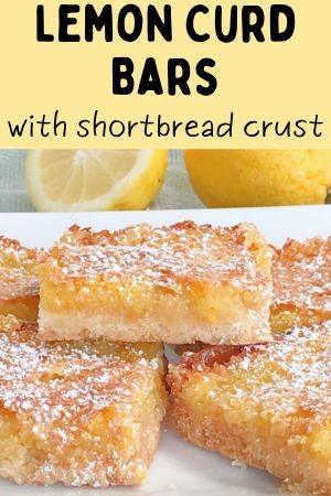 Lemon Curd Bars With Shortbread Crust