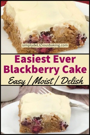 Moist Blackberry Cake (Easy Recipe)