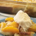 Simple Old Fashioned Peach Cobbler With Canned Peaches