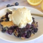 Easy Lemon Blueberry Cobbler Recipe